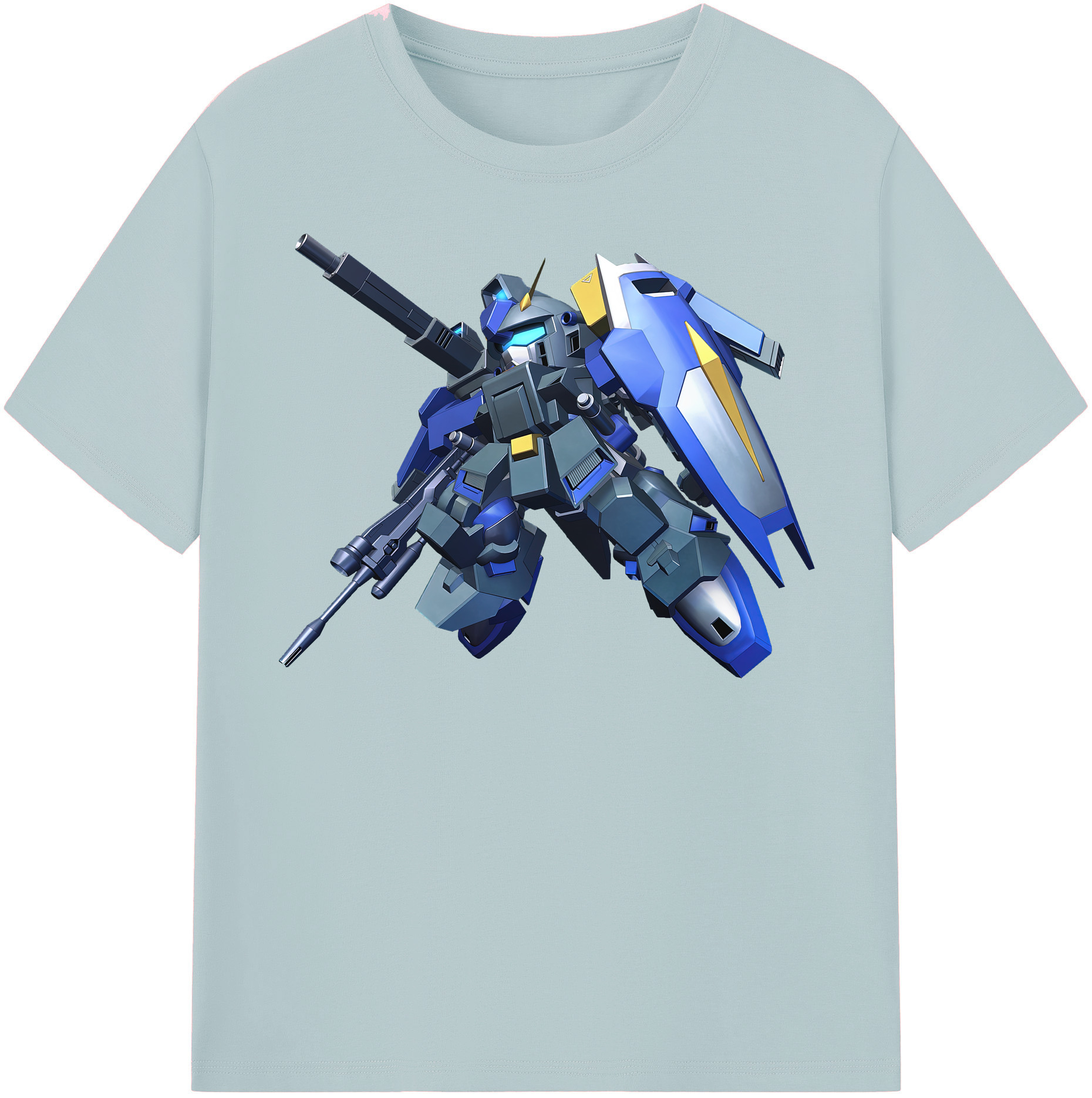 （画像用） 機動戦士ガンダム Mobile Suit Gundam 綿100％半袖Tシャツ（フロントプリント）